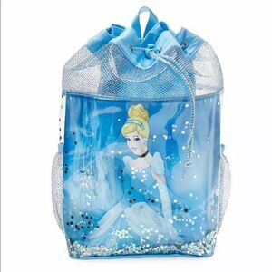 Disney Store Cinderella Princess Swim Bag Girls Swimwear Accessory NWT